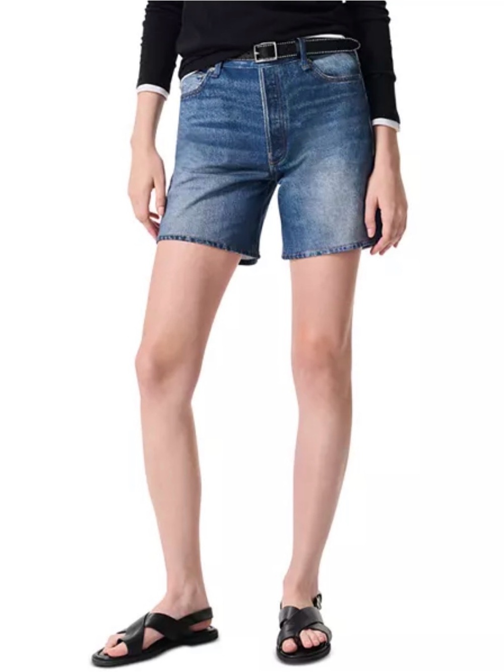 rag & bone Miramar Kaia Cotton Terry Shorts - 32